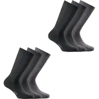 Rohner Chaussettes de sport gris / noir