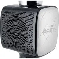 BigBen Party Jouet musical Microphone Karaoke avec Effets Lumineux Noir