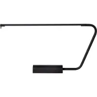 Lucide Madison - lampe de bureau - 62,5 x 5,5 x 33 cm - 6,5W LED dimmable inclus - noir