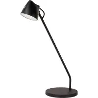Lucide Milne - lampe de table - 16 x 31,7 x 42 cm - 8W dimmable LED inclus - noir