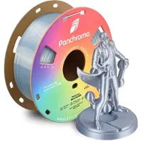 Polymaker Panchroma PLA Silk, Couleur:Silk Silver, Taille du filament:1.75mm, Poids:1 kg