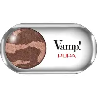 PUPA Milano Highly pigmented eyeshadows Vamp! (Compact Eyeshadow) 1.5 g - Shade: 408 Brown On Fire