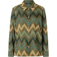 Ana alcazar Chemisier 'Avemi' marron / vert