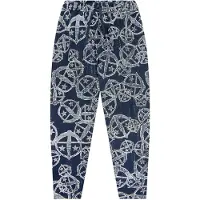 Schiesser Pantalon de pyjama ' 150 YEARS ' bleu foncé