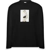 Calvin Klein T-Shirt 'CLASSIC KATE' gris clair / noir / blanc / blanc cassé