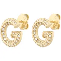 GUESS Boucles d'oreilles or / transparent