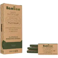 Bambaw Lames de rasoir 20 x 5 pièces (100 pièces)