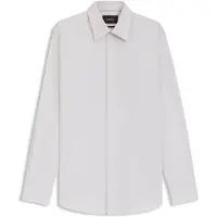 BOSS Chemise Regular en coton italien à carreaux
