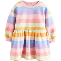 Next Robe bleu roi / vert clair / orange / rose