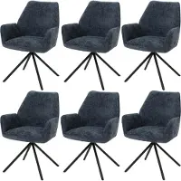 MCW Chaise de salle à manger -G67 (lot de 6)