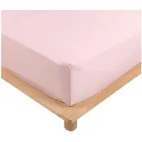 Promo Linge Draps Housse - - LIA - Percale de Coton 78fils - 200x160cm - Rose
