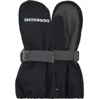 Didriksons Biggles Zip, moufles de ski, junior, noir