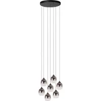 Lucide Lampe suspendue à 7 lampes Tamino Noir