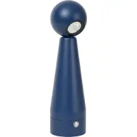 Lucide Ipsos - lampe de table rechargeable - Ø 6 x 22 cm - 3W dimmable LED inclus - bleu
