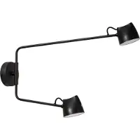 Lucide Lampe murale Milne Double noir