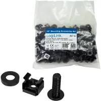 Logilink Professional AC116 Kit de montage M6 pour composants 19", 50 pièces