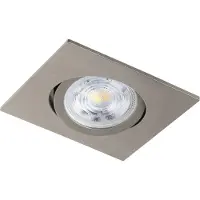 Eglo Spot LED réglable Saliceto carré - 6w - 4000K nickel mat