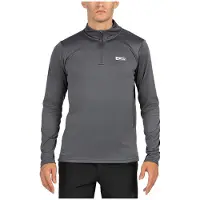 +8000 Portu Half Zip Long Sleeve T-shirt Gris 2XL Homme