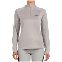 +8000 Lua Half Zip Long Sleeve T-shirt Gris S Femme