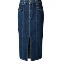 Pepe Jeans pour femme. PL9011869 Archive Midi Skirt blue (XL), Bleu, Casuel, Coton, Denim