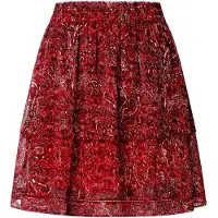 Pepe Jeans pour femme. PL9011878 Jupe Mariona rouge (S), Casuel, Polyester