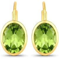Rafaela Donata Boucles d'oreilles jaune d'or / citron vert
