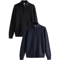 Next Pull-over bleu marine / noir