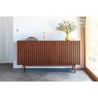 PIB Buffet en bois teinte noyer Pillar