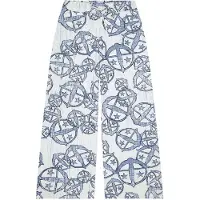 Schiesser Pantalon de pyjama ' 150 YEARS ' bleu / blanc