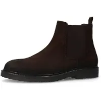 Manfield Chelsea Boots brun foncé