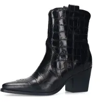 Manfield Bottes de cowboy noir