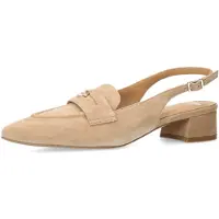 Manfield Escarpins à bride arrière beige