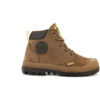Palladium Pampa Bottines en Cognac Nubuck 33