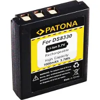 PATONA Batterie f. Aldi Medion Traveler DC-8300 DC-8600 Revue DC (Batterie de l'appareil photo), Alimentation pour appareil photo, Noir
