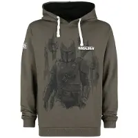 Star Wars Sweat-shirt à capuche Disney de - The Mandalorian - Bounty Hunter - S - 5XL - pour Homme - kaki - Taille L