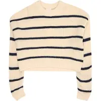 s.Oliver Pull-over crème / bleu marine