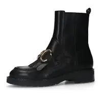 Manfield Bottines or / noir