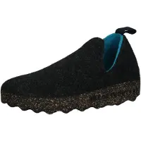 Asportuguesas Pantoufle anthracite / noir chiné