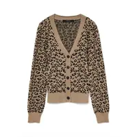 Vero Moda Cardigan 'VMNANCY' camel / brocart
