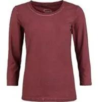 R.e.d. by emp T-shirt manches longues de - Basique - Haut Manches 3/4 - S - XXL - pour Femme - bordeaux - Taille XL
