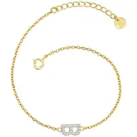 Glanzstücke Bracelet or / argent
