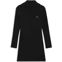 HUGO Robe en maille de tissu stretch à logo revisité pour enfant