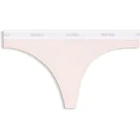 HUGO String en coton stretch avec taille logotée