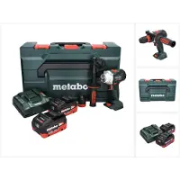 Metabo Perceuse-visseuse sans fil BS 18 LTX BL Q I 18 V 130 Nm sans balais + 2 batteries 8,0 Ah + chargeur + metaBOX