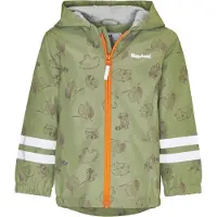 Playshoes Veste fonctionnelle gris foncé / vert / orange