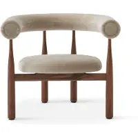 New Works Bukowski Chaise Longue Walnut