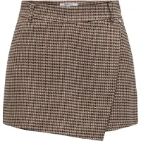 ONLY Jupe 'ONLLETTIE' chocolat / brocart / noir