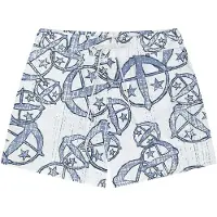 Schiesser Pantalon de pyjama ' 150 YEARS ' bleu / blanc