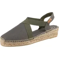 Toni pons Espadrilles gris / vert foncé
