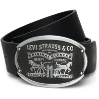Levis Accessories Billy Plaque Belt Noir 80 cm Homme